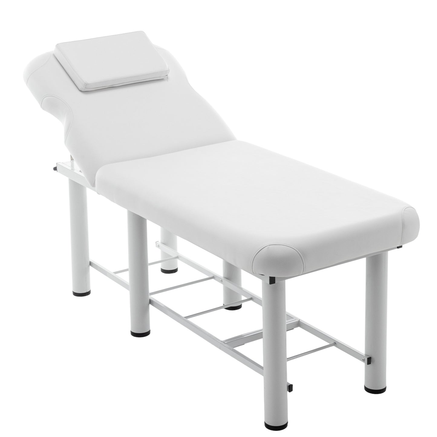 Professioanl Massage Table , Backrest Adjustable, Removable Headrest, Bottom Shelf Storage , Memory Foam Layer Salon Bed