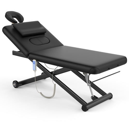 80 Inches Wide -Beauty Salon Beauty Bed Modern Massage Bed -  10*10 square leg iron frame structure -  adjustable backrest