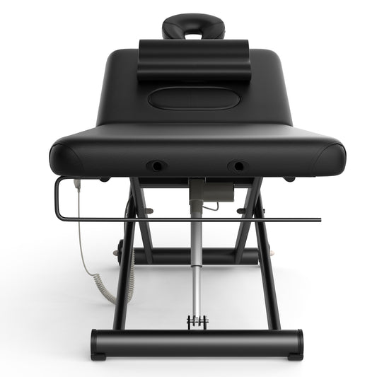 80 Inches Wide -Beauty Salon Beauty Bed Modern Massage Bed -  10*10 square leg iron frame structure -  adjustable backrest