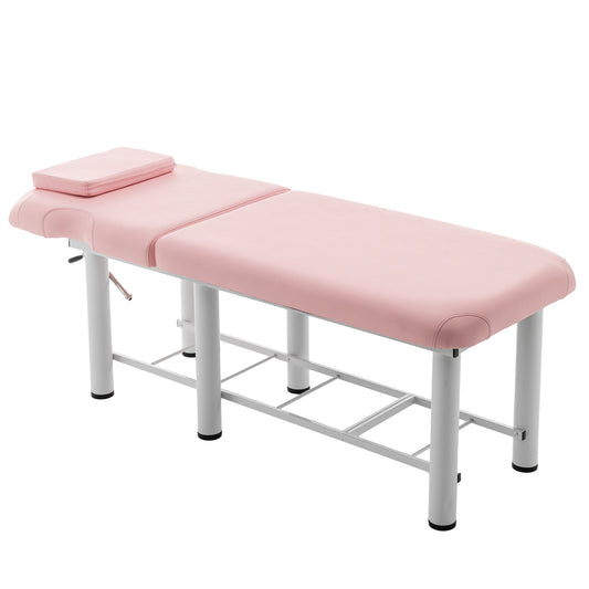 Professioanl Massage Table , Backrest Adjustable, Removable Headrest, Bottom Shelf Storage , Memory Foam Layer Salon Bed