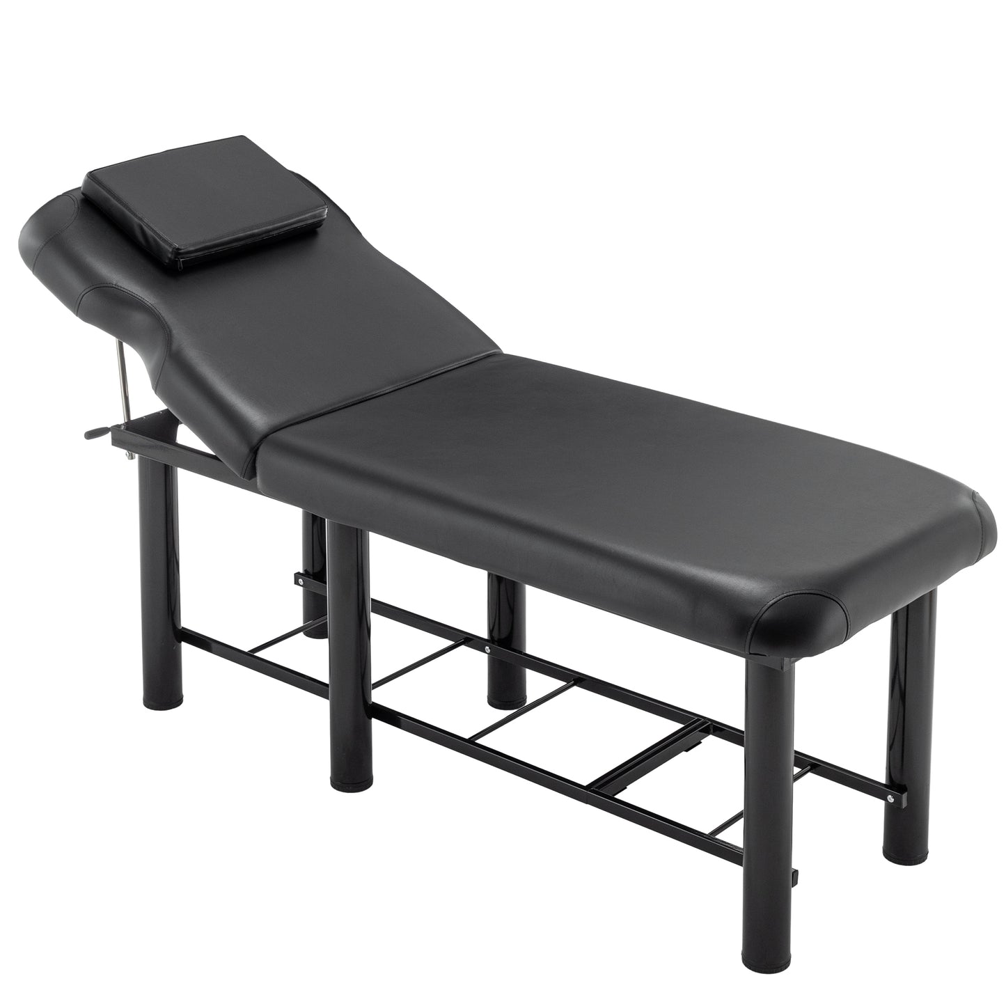 Professioanl Massage Table , Backrest Adjustable, Removable Headrest, Bottom Shelf Storage , Memory Foam Layer Salon Bed
